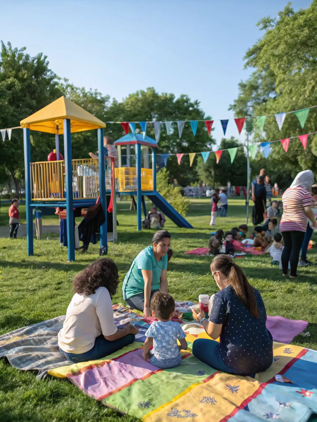 A photograph showcasing ENLIVE'S ENLIVE'S volunteers interacting with community members during a music festival, promoting social connection and cultural exchange.